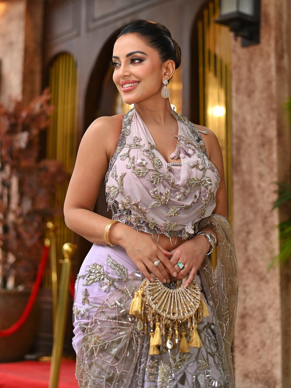 Priyanka Aggarwal in our Golden Kala Mini Bag