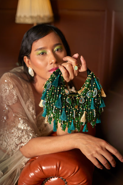 Sienna Boat Bag-Green