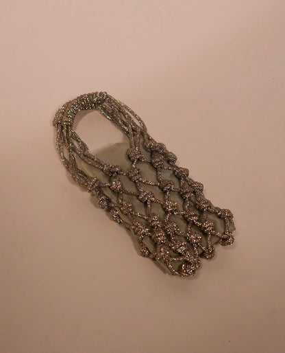 MONROE PHONE BAG-SILVER