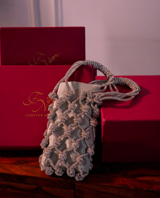 MONROE PHONE BAG-SILVER