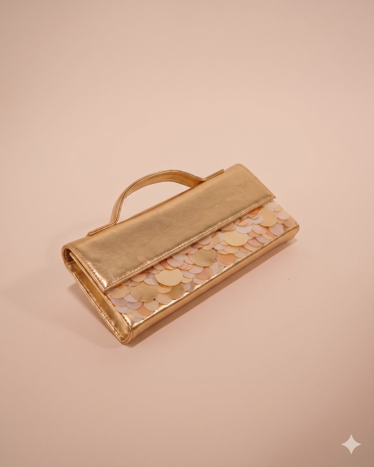 THE LONG ISLAND CLUTCH- Golden